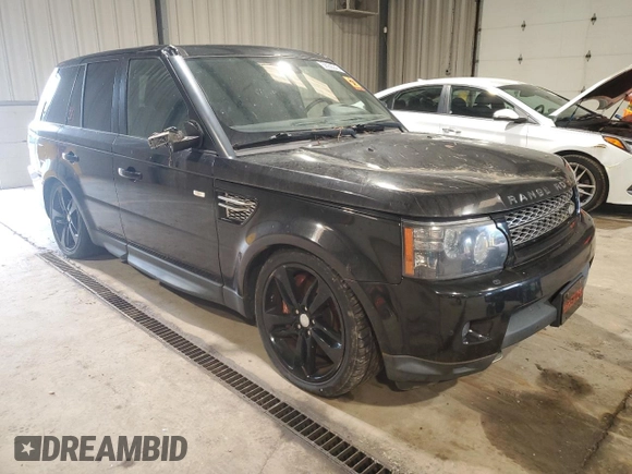 2013 Land Rover Range Rover Sport SC with VIN SALSH2E43DA776334, listed as a Copart auction lot 56938245 with Not provided miles and Salvage title. Bid and sale history available at DreamBid. Image 4.