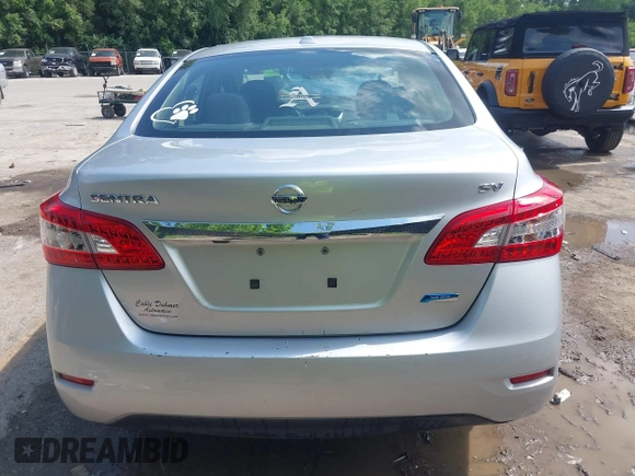 2014 Nissan Sentra SV with VIN 3N1AB7AP0EY334421, listed as a IAAI auction lot 42439951 with 107,788 mi miles and . Bid and sale history available at DreamBid. Image 17.