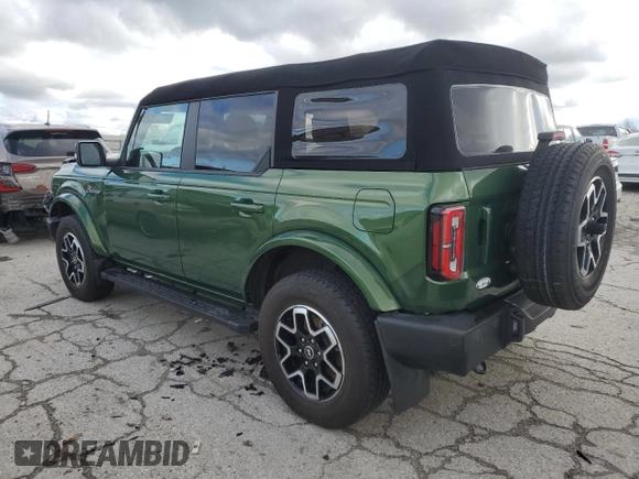 2023 Ford Bronco z VIN 1FMEE5BP1PLB18612, wystawiony jako Copart lot #53937575 z przebiegiem 28 536 mil mil oraz Szkoda całkowita • Salvage title. Historia ofert i sprzedaży dostępna na DreamBid. Obrazek 2.