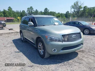 2012 Infiniti QX56 7-passenger with VIN JN8AZ2NF2C9516612, listed as a IAAI auction lot 42594245 with 195,910 mi miles and . Bid and sale history available at DreamBid. Image 1.