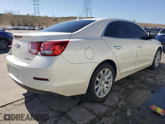 2014 Chevrolet Malibu LT with VIN 1G11E5SL7EF207475, listed as a Copart auction lot 53911205 with 117,186 mi miles and Salvage Title. Bid and sale history available at DreamBid. Image 3.
