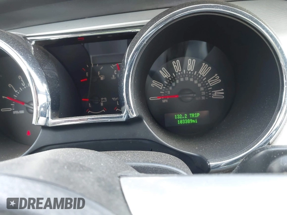 2005 Ford Mustang GT Deluxe with VIN 1ZVFT82HX55116087, listed as a IAAI auction lot 42039147 with 103,389 mi miles and . Bid and sale history available at DreamBid. Image 7.