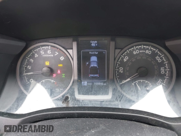 2017 Toyota Tacoma SR5 with VIN 3TMCZ5AN3HM113332, listed as a IAAI auction lot 41757467 with 199,846 mi miles. Bid and sale history available at carsss.com. Image 7.