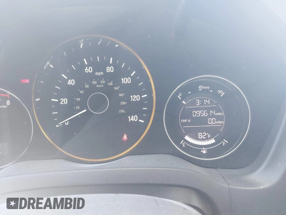 2016 Honda HR-V EX with VIN 3CZRU6H54GM738609, listed as a IAAI auction lot 42115898 with 95,614 mi miles. Bid and sale history available at carsss.com. Image 7.