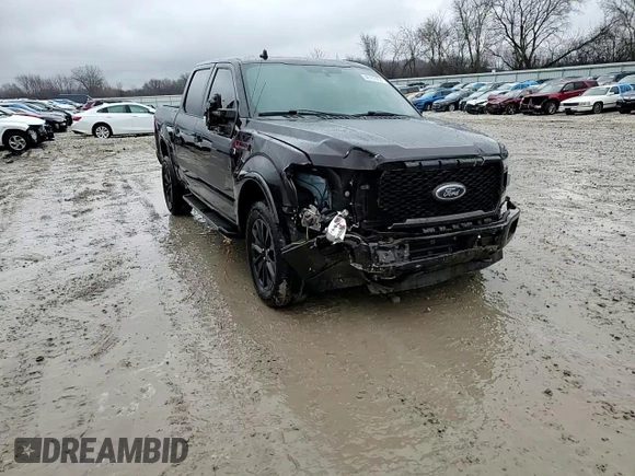 2019 Ford F-150 XL with VIN 1FTEW1E40KFB45531, listed as a Copart auction lot 48167455 with 108,434 mi miles and Salvage Title. Bid and sale history available at carsss.com. Image 13.