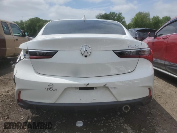 2021 Acura ILX Premium with VIN 19UDE2F79MA011129, listed as a Copart auction lot 57280035 with 33,987 mi miles and Clean title. Bid and sale history available at DreamBid. Image 6.