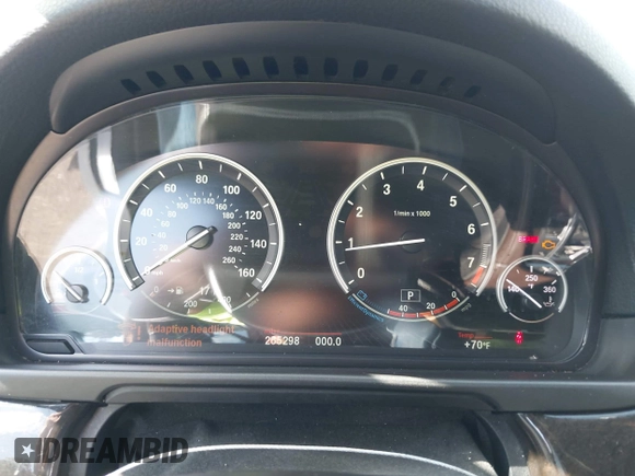 2015 BMW 5 Series 535i with VIN WBA5B1C59FG125069, listed as a IAAI auction lot 42210708 with 265,298 mi miles and . Bid and sale history available at DreamBid. Image 7.