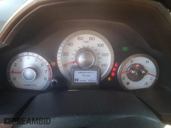 2010 Honda Pilot Touring with VIN 5FNYF4H80AB030671, listed as a Copart auction lot 41862355 with 198,388 mi miles and Salvage Title. Bid and sale history available at DreamBid. Image 9.