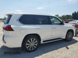 2017 Lexus LX 570 with VIN JTJHY7AX6H4230935, listed as a Copart auction lot 66151045 with 121,655 mi miles and Clean title. Bid and sale history available at DreamBid. Image 3.