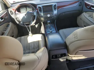 2013 Hyundai Equus Signature with VIN KMHGH4JH2DU071858, listed as a Copart auction lot 52321715 with 46,853 mi miles and Clean Title. Bid and sale history available at DreamBid. Image 8.