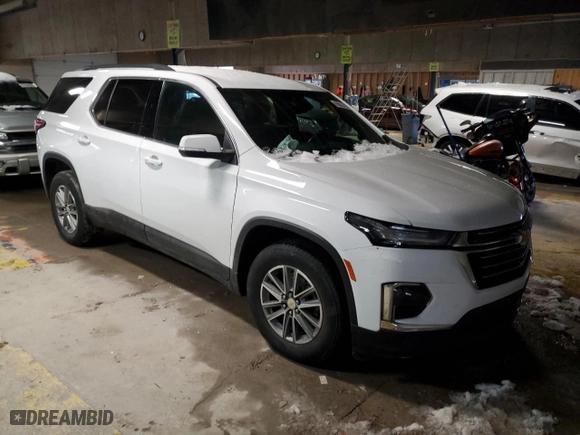 2022 Chevrolet Traverse LT Cloth with VIN 1GNERGKW4NJ168934, listed as a Copart auction lot 88882795 with 41,059 mi miles and Salvage Title. Bid and sale history available at carsss.com. Image 4.