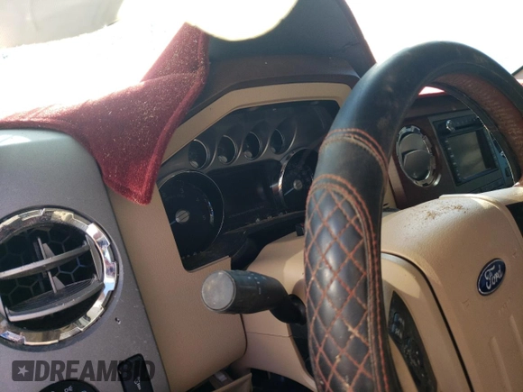 2012 Ford F-350 XL with VIN 1FT8W3DT5CEC49134, listed as a Copart auction lot 80068434 with Not Provided miles and Salvage Title. Bid and sale history available at DreamBid. Image 9.