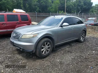 2007 Infiniti FX with VIN JNRAS08W87X203372, listed as a Copart auction lot 62686155 with Not provided miles and Salvage title. Bid and sale history available at DreamBid. Image 1.