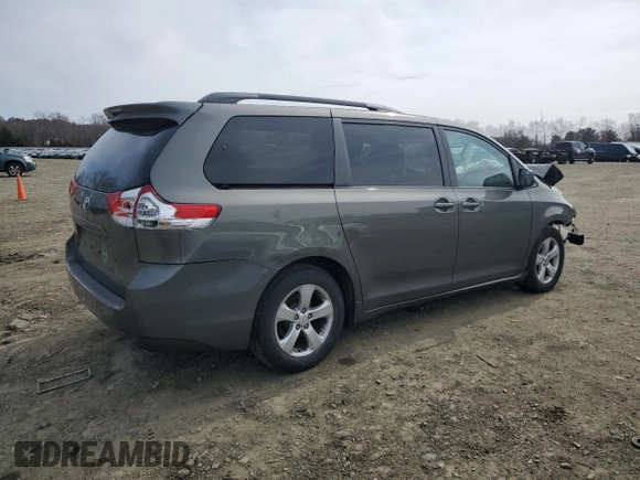 2012 Toyota Sienna LE AAS with VIN 5TDKK3DC4CS192257, listed as a Copart auction lot 48514035 with 218,538 mi miles and Salvage Title. Bid and sale history available at carsss.com. Image 3.