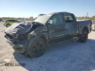 2019 Ram 1500 Big Horn with VIN 1C6SRFFT4KN583771, listed as a Copart auction lot 74688134 with 116,553 mi miles and Salvage title. Bid and sale history available at DreamBid. Image 1.