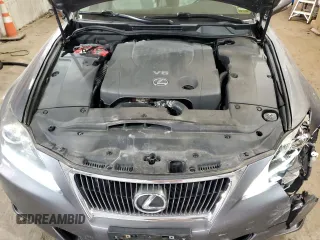 2012 Lexus IS 250 with VIN JTHBF5C22C5166690, listed as a Copart auction lot 46827125 with 98,001 mi miles and Salvage Title. Bid and sale history available at DreamBid. Image 11.