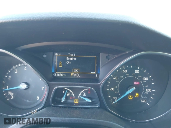 2018 Ford Focus SE with VIN 1FADP3F28JL239860, listed as a IAAI auction lot 41497350 with 84,666 mi miles. Bid and sale history available at carsss.com. Image 7.