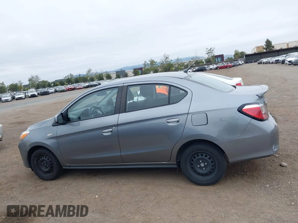 2022 Mitsubishi Mirage ES with VIN ML32FUFJXNHF07193, listed as a IAAI auction lot 42173895 with 23,863 mi miles and . Bid and sale history available at DreamBid. Image 14.