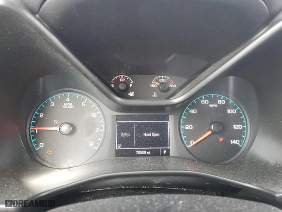 2022 Chevrolet Colorado 2WD Work Truck with VIN 1GCGSBEA1N1273665, listed as a Copart auction lot 48975245 with 70,509 mi miles and Salvage Title. Bid and sale history available at carsss.com. Image 9.