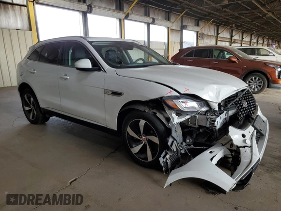 2022 Jaguar F-Pace S z VIN SADCJ2EX8NA692056, wystawiony jako Copart lot #45374315 z przebiegiem 50 214 mil mil oraz Czysty tytuł • Clean title. Historia ofert i sprzedaży dostępna na DreamBid. Obrazek 4.