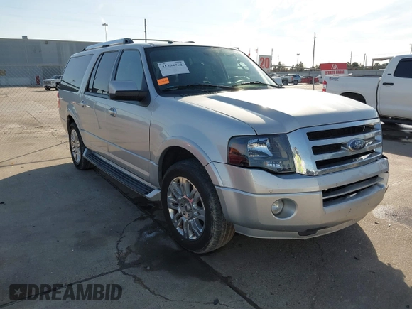 2013 Ford Expedition EL Limited with VIN 1FMJK1K50DEF59369, listed as a IAAI auction lot 41304762 with 147,215 mi miles. Bid and sale history available at carsss.com. Image 1.
