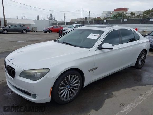 2011 BMW 7 Series 740Li with VIN WBAKB4C58BC575141, listed as a IAAI auction lot 42104510 with 100,361 mi miles and . Bid and sale history available at DreamBid. Image 2.