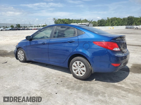 2015 Hyundai Accent GLS with VIN KMHCT4AE7FU935471, listed as a Copart auction lot 55411435 with 87,243 mi miles and Salvage Title. Bid and sale history available at DreamBid. Image 2.