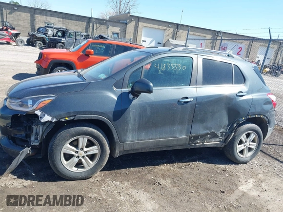 2018 Chevrolet Trax LT with VIN KL7CJPSB9JB644343, listed as a IAAI auction lot 41835550 with 168,296 mi miles. Bid and sale history available at carsss.com. Image 15.