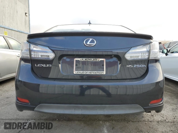 2010 Lexus HS 250h with VIN JTHBB1BA0A2028867, listed as a Copart auction lot 42637515 with 145,617 mi miles and Salvage Title. Bid and sale history available at DreamBid. Image 6.