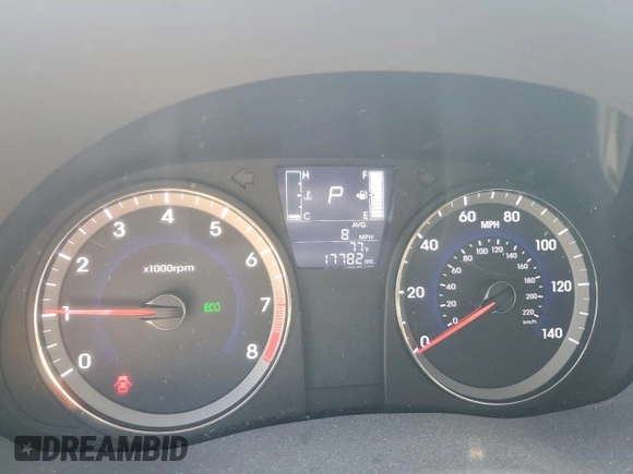 2015 Hyundai Accent GLS with VIN KMHCT4AE1FU905186, listed as a Copart auction lot 54892325 with 17,782 mi miles and Salvage Title. Bid and sale history available at DreamBid. Image 9.