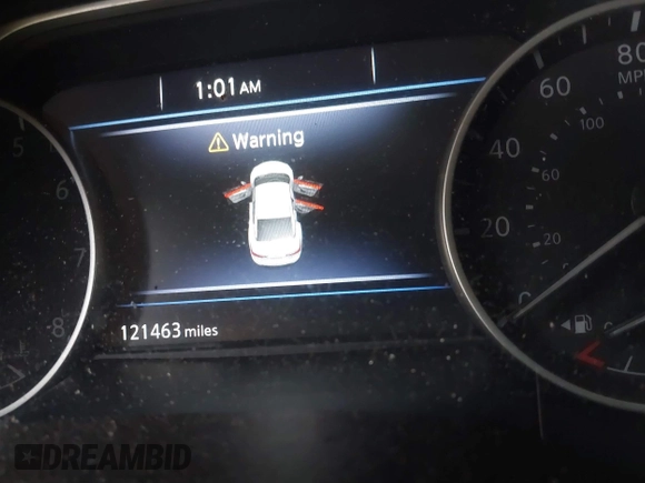 2018 Nissan Maxima S with VIN 1N4AA6AP0JC384660, listed as a IAAI auction lot 41617587 with 121,463 mi miles and . Bid and sale history available at DreamBid. Image 15.