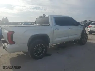 2022 Toyota Tundra 4WD Limited with VIN 5TFJA5DB2NX004558, listed as a Copart auction lot 43332955 with 46,341 mi miles and Salvage Title. Bid and sale history available at carsss.com. Image 3.