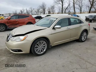 2011 Chrysler 200 Limited with VIN 1C3BC2FGXBN500175, listed as a Copart auction lot 50145455 with 144,405 mi miles and Salvage Title. Bid and sale history available at carsss.com. Image 1.