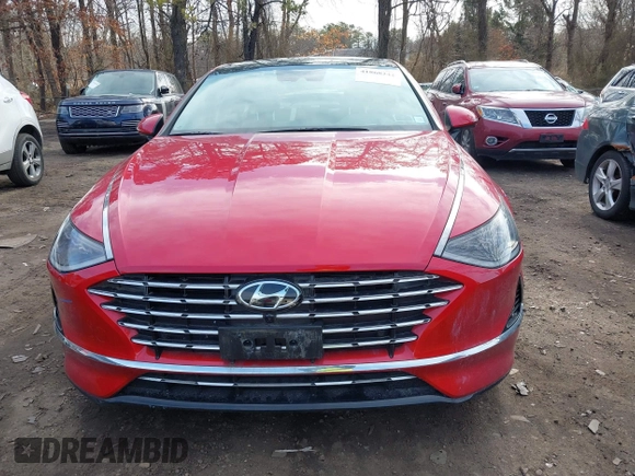 2020 Hyundai Sonata Hybrid Limited with VIN KMHL54JJ3LA010903, listed as a IAAI auction lot 41868242 with 3,138 mi miles. Bid and sale history available at carsss.com. Image 12.
