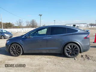 2020 Tesla Model X Long Range with VIN 5YJXCBE2XLF230629, listed as a IAAI auction lot 41925961 with 35,979 mi miles. Bid and sale history available at carsss.com. Image 14.