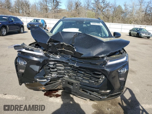 2025 Chevrolet Trax ACTIV with VIN KL77LKEP9SC098581, listed as a Copart auction lot 54401535 with 1,463 mi miles and Salvage Title. Bid and sale history available at carsss.com. Image 5.