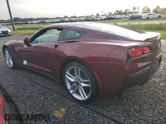 2018 Chevrolet Corvette 2LT with VIN 1G1YD2D79J5105109, listed as a Copart auction lot 74131274 with 13,690 mi miles and Non Repairable. Bid and sale history available at carsss.com. Image 2.
