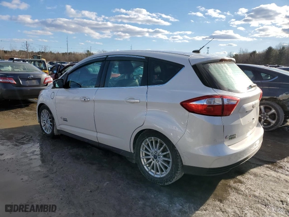 2014 Ford C-Max Energi SEL with VIN 1FADP5CU0EL500583, listed as a Copart auction lot 46593615 with 128,457 mi miles and Clean Title. Bid and sale history available at carsss.com. Image 2.