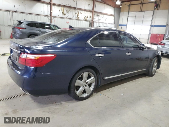 2011 Lexus LS 460 z VIN JTHBL5EF5B5105065, wystawiony jako Copart lot #89051615 z przebiegiem 145 609 mil mil oraz Szkoda całkowita • Salvage title. Historia ofert i sprzedaży dostępna na DreamBid. Obrazek 3.