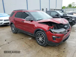 2019 Ford Explorer Sport z VIN 1FM5K8GT7KGA99646, wystawiony jako Copart lot #56158565 z przebiegiem 79 777 mil mil oraz Szkoda całkowita • Salvage title. Historia ofert i sprzedaży dostępna na DreamBid. Obrazek 4.