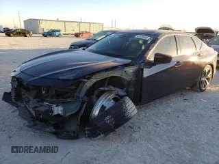 2021 Acura TLX w/Advance Package with VIN 19UUB5F69MA008491, listed as a Copart auction lot 42425805 with 42,794 mi miles and Salvage Title. Bid and sale history available at carsss.com. Image 1.