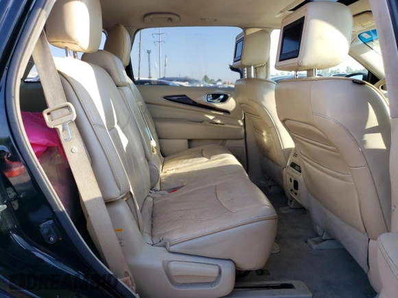 2013 Infiniti JX35 with VIN 5N1AL0MM0DC339401, listed as a Copart auction lot 67927874 with 185,721 mi miles and Salvage Title. Bid and sale history available at carsss.com. Image 11.