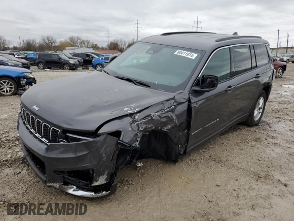 2024 Jeep Grand Cherokee Laredo z VIN 1C4RJKAG8R8548001, wystawiony jako Copart lot #80411974 z przebiegiem 2 654 mil mil oraz Szkoda całkowita • Salvage title. Historia ofert i sprzedaży dostępna na DreamBid. Obrazek 1.