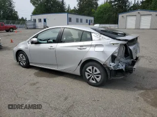 2017 Toyota Prius Two with VIN JTDKARFU2H3049392, listed as a Copart auction lot 55634485 with 32,405 mi miles and Salvage Title. Bid and sale history available at DreamBid. Image 2.