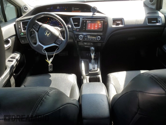 2014 Honda Civic EX-L with VIN 19XFB2F95EE054849, listed as a Copart auction lot 54334865 with 111,875 mi miles and Salvage Title. Bid and sale history available at DreamBid. Image 8.