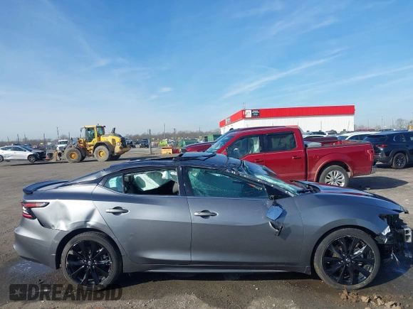 2023 Nissan Maxima SR with VIN 1N4AA6EVXPC501775, listed as a IAAI auction lot 41417081 with 20,875 mi miles and . Bid and sale history available at DreamBid. Image 12.