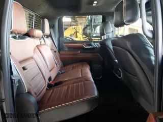2023 GMC Sierra 1500 Denali Ultimate with VIN 1GTUUHEL9PZ273709, listed as a Copart auction lot 51457605 with 24,147 mi miles and Salvage Title. Bid and sale history available at carsss.com. Image 10.