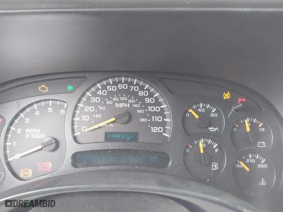 2004 Chevrolet Tahoe LT with VIN 1GNEC13Z24J330050, listed as a IAAI auction lot 41802659 with 278,497 mi miles. Bid and sale history available at carsss.com. Image 7.
