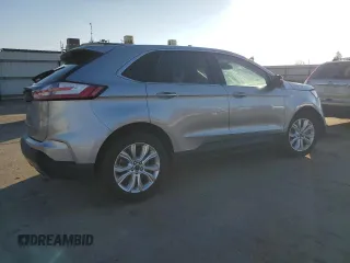 2022 Ford Edge Titanium with VIN 2FMPK4K92NBA55434, listed as a Copart auction lot 42817635 with 73,700 mi miles and Salvage Title. Bid and sale history available at carsss.com. Image 3.