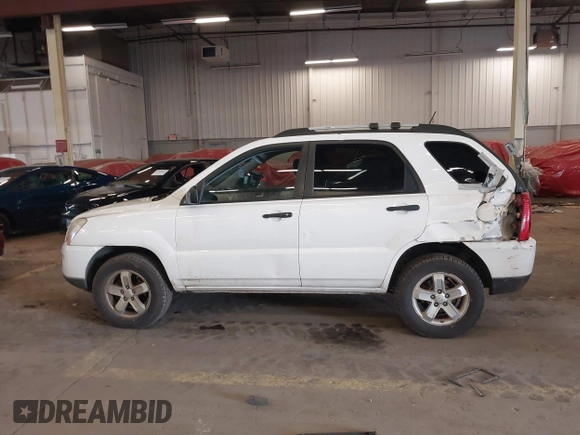 2009 Kia Sportage LX with VIN KNDJE723497563630, listed as a IAAI auction lot 41911423 with 213,040 mi miles. Bid and sale history available at carsss.com. Image 14.